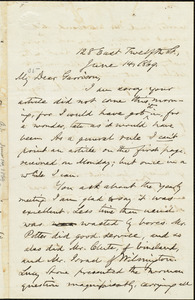 Letter from Oliver Johnson, [New York, N.Y.], to William Lloyd Garrison, June 14, 1869