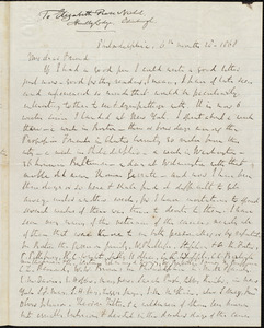 Letter from Richard Davis Webb, Philadelphia, [Pa.], to Elizabeth Pease Nichol, [June] 28, 1868