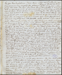 Letter from Frederick Douglass, Dundee (Scotland), to Francis Jackson, 29th Jan. 1846