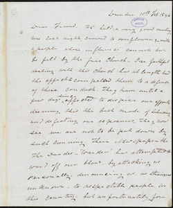 Letter from Frederick Douglass, Dundee [Scotland], to Richard Davis Webb, 10th Feb. 1846