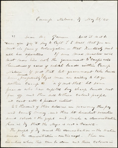 Letter from John C. Lee, Camp Nelson, Ky., to William Lloyd Garrison, May 22 / [18]65