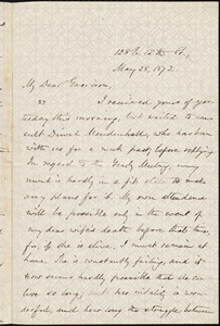 Letter from Oliver Johnson, [New York, N.Y.], to William Lloyd Garrison, May 28, 1872