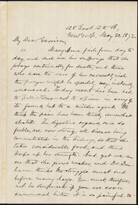 Letter from Oliver Johnson, New York, [N.Y.], to William Lloyd Garrison, May 30, 1872