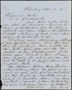 Letter from George Trask, Fitchburg [Mass.], to William Lloyd Garrison, Nov. 13 [18]68