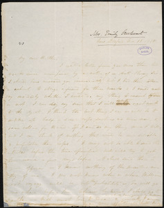 Letter from Emily Sturtevant, New Bedford, to Amos Augustus Phelps, Nov. 19. 1838