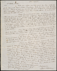 Letter from Lewis Tappan, to Amos Augustus Phelps, 1845 December 10