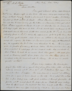 Letter from Lewis Tappan, New York, to Amos Augustus Phelps, 1847 January 8