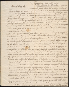 Letter from James H. Thomas, Edgartown, to Amos Augustus Phelps, 1839 June 19