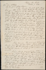 Letter from George Thompson, Roxbury, to Amos Augustus Phelps, 1834 October 7