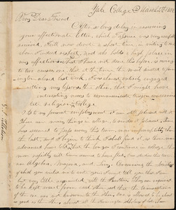 Letter from George Jeffrey Tillotson, [New Haven], to Amos Augustus Phelps, 1822 March 2