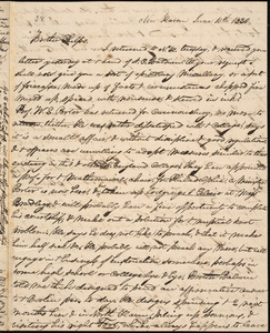 Letter from George Jeffrey Tillotson, New Haven, to Amos Augustus Phelps, 1830 June 10