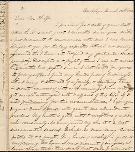 Letter from George Jeffrey Tillotson, Brooklyn, [Conn.], to Amos Augustus Phelps, 1832 March 12th