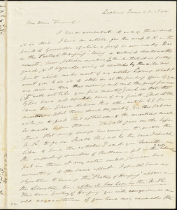 Letter from Edmund Quincy, Dedham, [Mass.], to Maria Weston Chapman, June 20, 1842