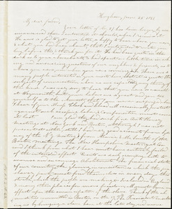 Letter from Evelina A. S. Smith, Hingham, [Mass.], to Caroline Weston, June 25, 1843