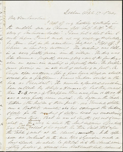 Letter from Edmund Quincy, Dedham, [Mass.], to Caroline Weston, Sept. 17, 1844