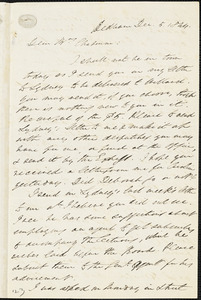 Letter from Edmund Quincy, Dedham, [Mass.], to Maria Weston Chapman, Dec. 5, 1844