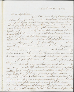 Letter from Evelina A. S. Smith, Dorchester, [Mass.], to Caroline Weston, Dec. 8, 1844
