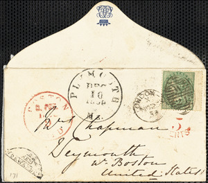 Letter from Elizabeth Georgiana Campbell, Duchess of Argyll, Argyll Lodge, Kensington, [England,], to Maria Weston Chapman, Nov. 25, 1859