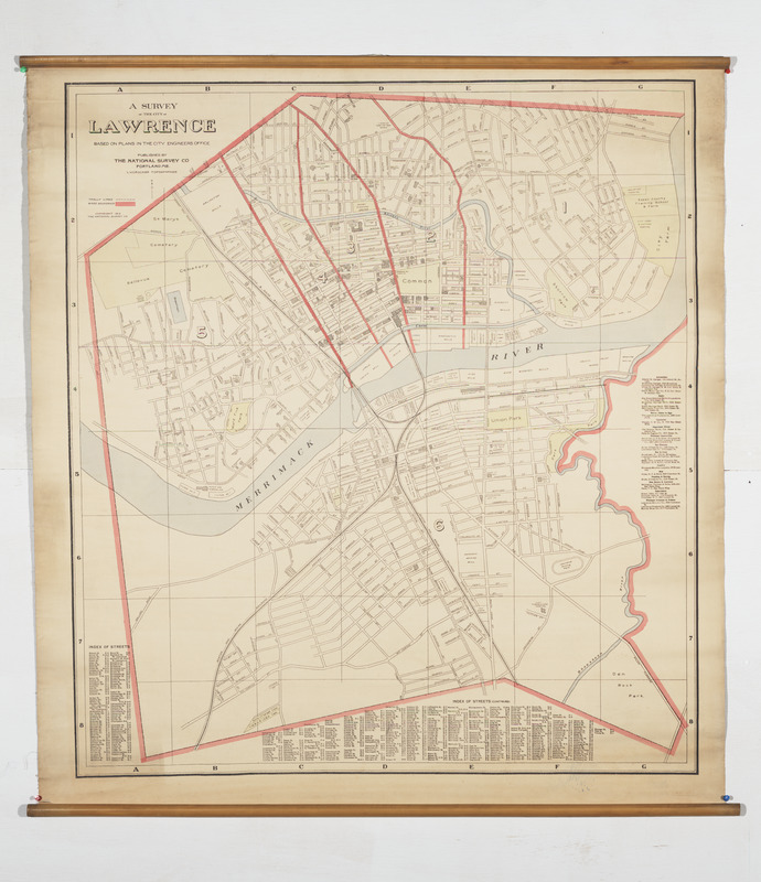 A survey of the city of Lawrence, based on plans in the City Engineers office