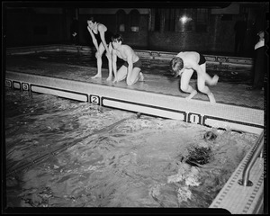 Swimming meet at Harvard pool