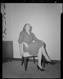 Jean Fellows, daughter of Harold Fellows, manager at WEEI