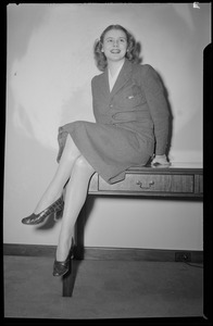 Jean Fellows, daughter of Harold Fellows, manager at WEEI