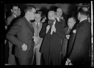 WCOP reporters including Russell Offhaus reporting from the field