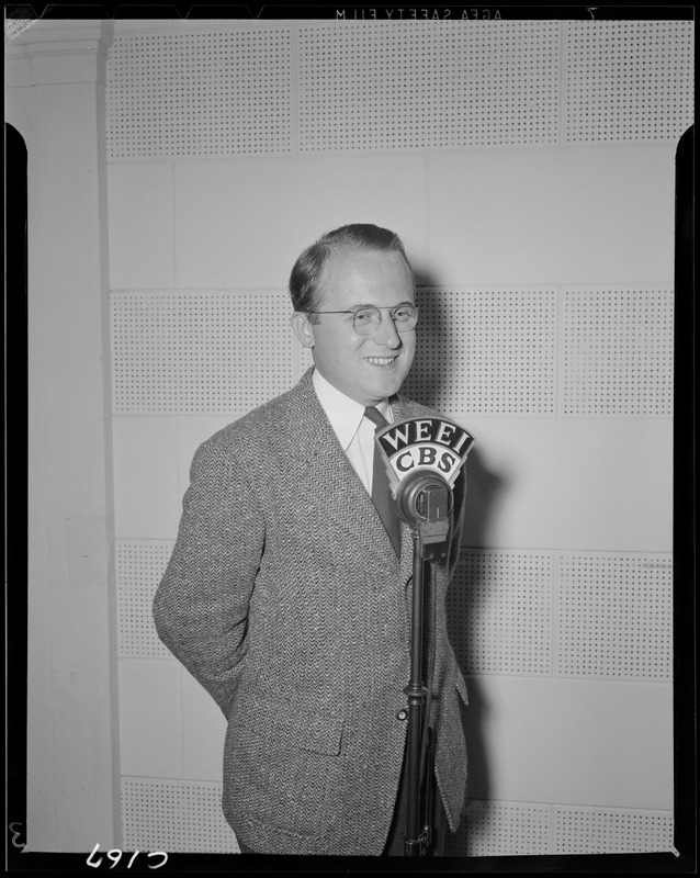 Unidentified man at microphone