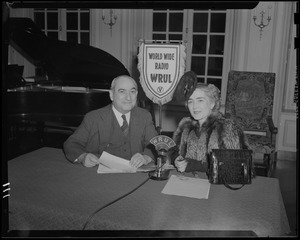 Jose Godoy and Argentine delegate Ana Rosa S. de Martinez Guerrero
