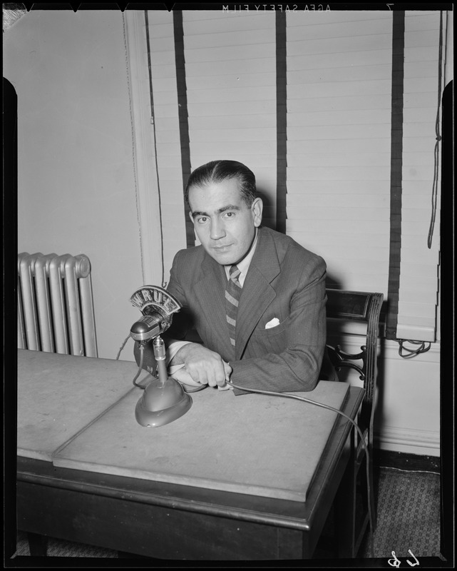 Brazilian poet hands folded