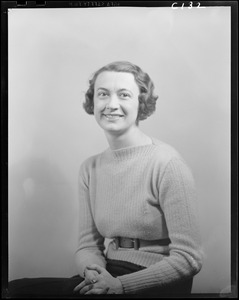 Portrait of unidentified woman