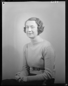 Portrait of unidentified woman