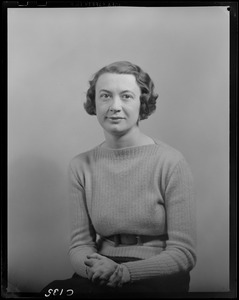 Portrait of unidentified woman