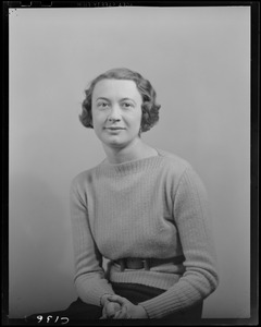 Portrait of unidentified woman