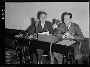 Henry Fonda and Ken Wheeler at WEEI