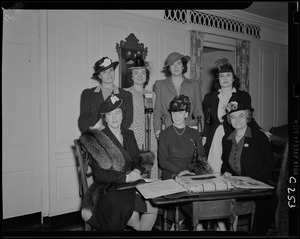 Priscilla Fortescue and five women