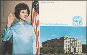 Municipal building, City of Hartford. Miss Antonia P. Uccello, mayor of Hartford