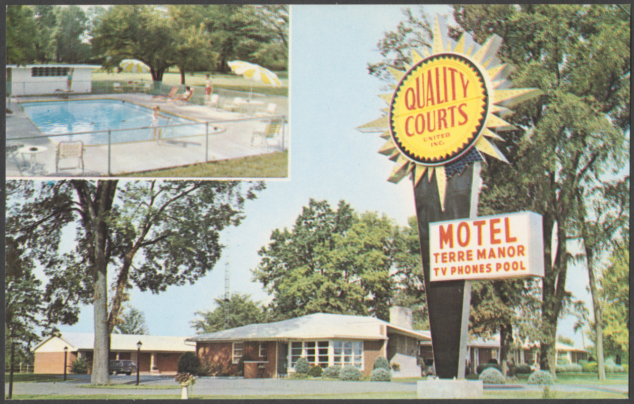 Quality Courts Motel, Terre Manor, Terre Haute, Indiana 47802 Digital