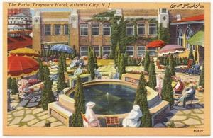 The patio, Traymore Hotel, Atlantic City, N. J.