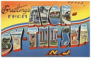 Greetings from Avon-by-the-Sea, N.J.