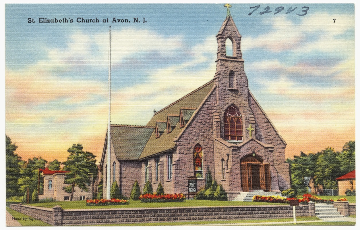 St. Elizabeth's Church at Avon, N. J. Digital Commonwealth