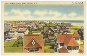 View looking north, Beach Haven, N. J.
