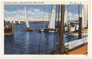 Sail boat races, Beach Haven, New Jersey