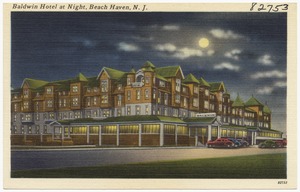 Baldwin Hotel at night, Beach Haven, N. J.