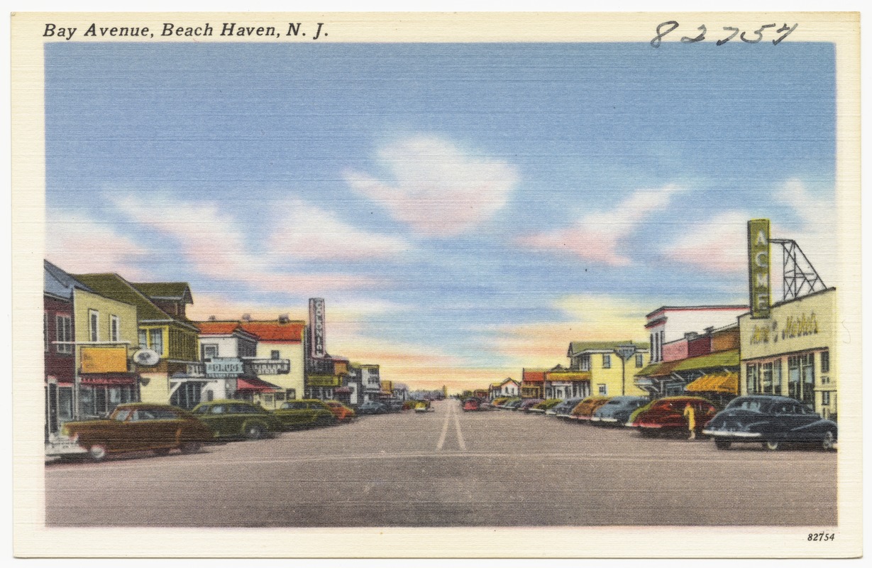 Bay Avenue, Beach Haven, N. J.