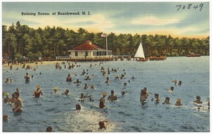 Bathing scene, at Beachwood, N. J.