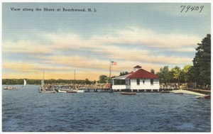 View along the shore at Beachwood, N. J.