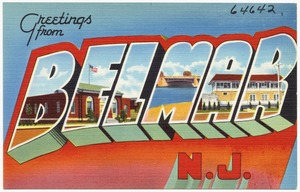 Greetings from Belmar, N. J.