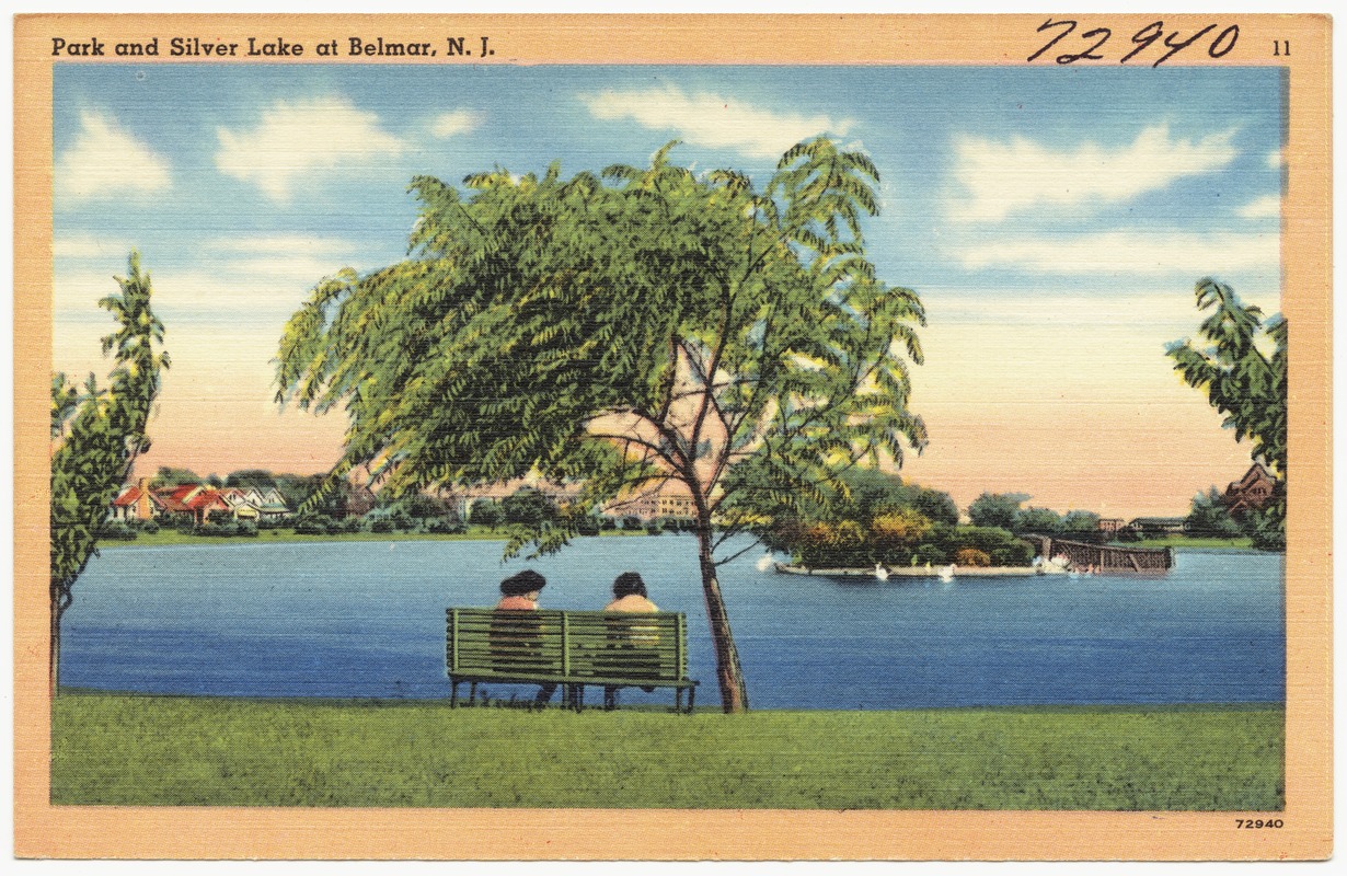Park and Silver Lake at Belmar, N. J.