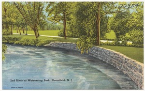 2nd river at Watsessing Park, Bloomfield, N. J.